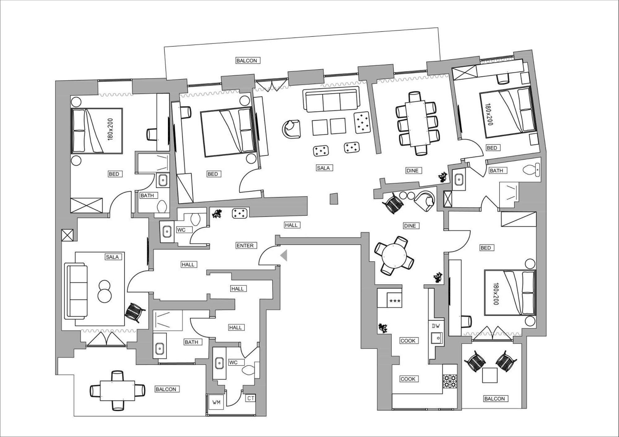 Loggia & Luxe 5Br Penthouse In Universitatii Area Βουκουρέστι Εξωτερικό φωτογραφία